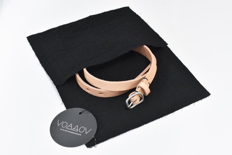 VOAAOV / LEATHER BELT - CRACKFLOOR WEBSHOP