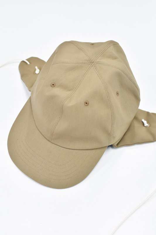 My Beautiful Landlet / GABERDINE CAP - KHAKI - CRACKFLOOR WEBSHOP