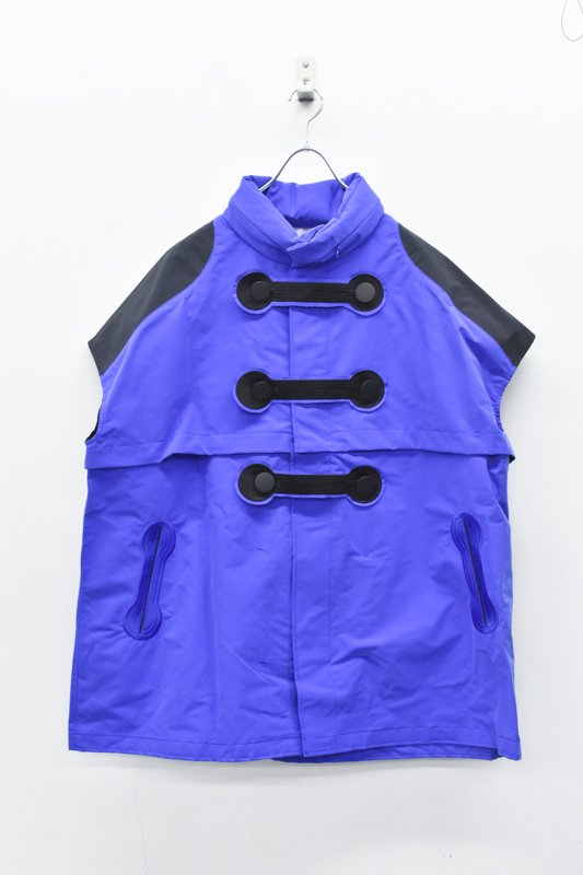 MEGMIURA / Vest Poncho - BLUE


