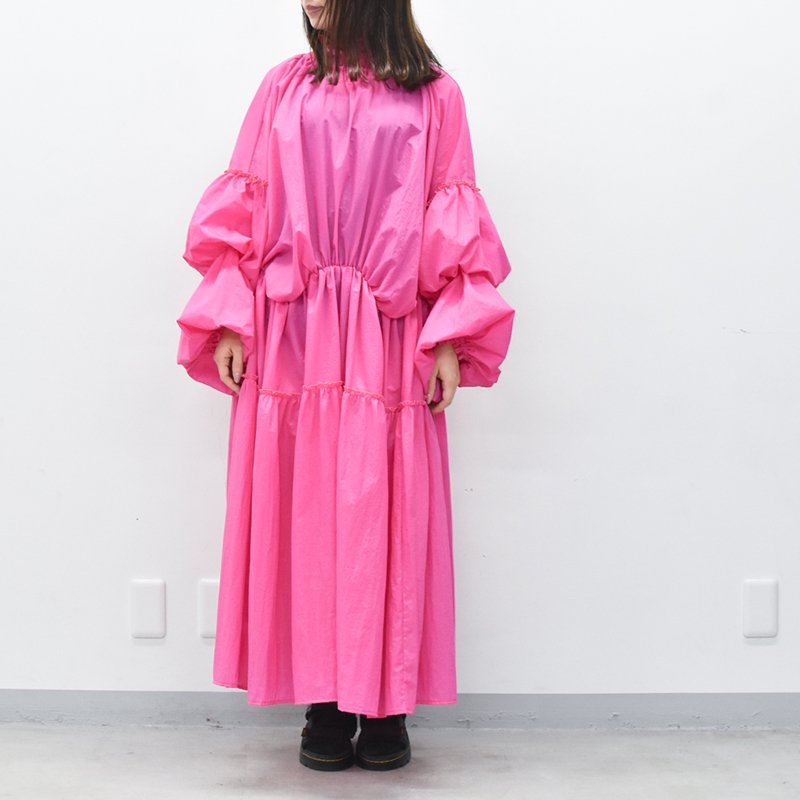 HOUGA / kiki dress - PINK - CRACKFLOOR WEBSHOP