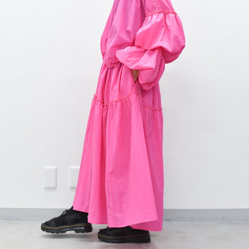 HOUGA / kiki dress - PINK - CRACKFLOOR WEBSHOP