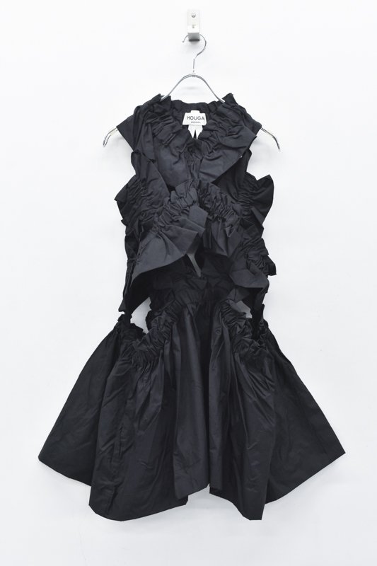 HOUGA / kiki frill skirt - BLACK