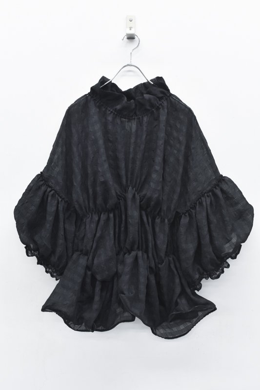 HOUGA /sofie blouse - BLACK