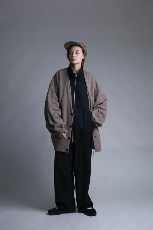 My Beautiful Landlet / URAKE SWEAT BIG CARDIGAN - MOCHA