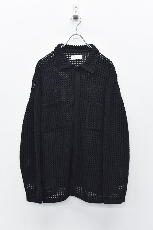 非課税 THE JEAN PIERRE 23ss Mesh Knit Shirt タグ付 - トップス