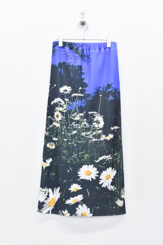 NON TOKYO / PRINT RIB TIGHT SKIRT - FLOWER - CRACKFLOOR WEBSHOP