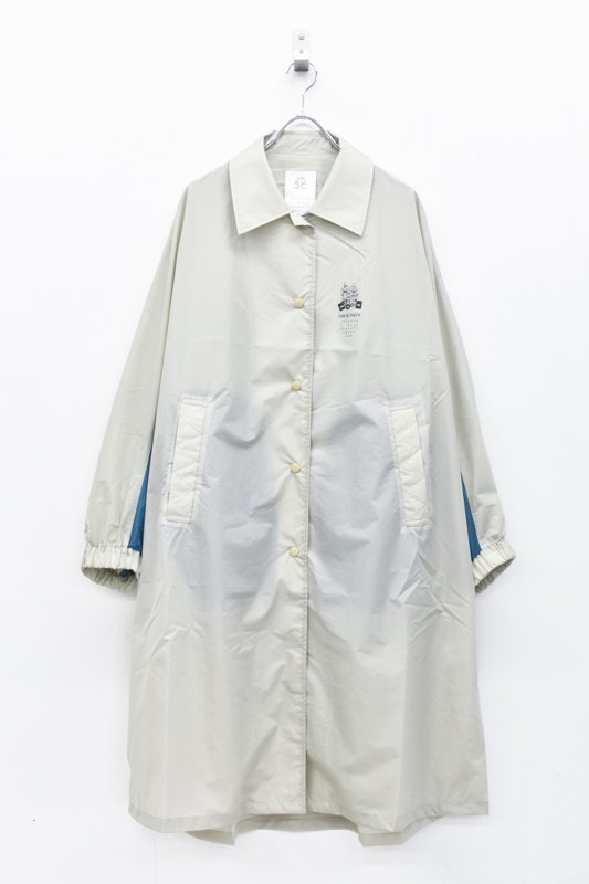 STOF / Dolman sleeve nylon coat - L.GREY