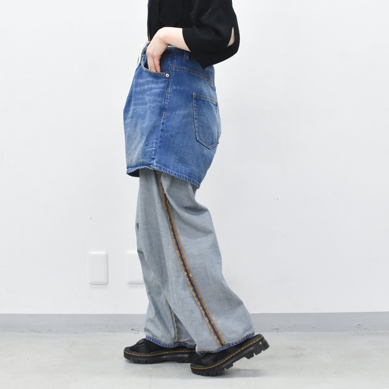 BASE MARK / Layered Denim - CRACKFLOOR WEBSHOP