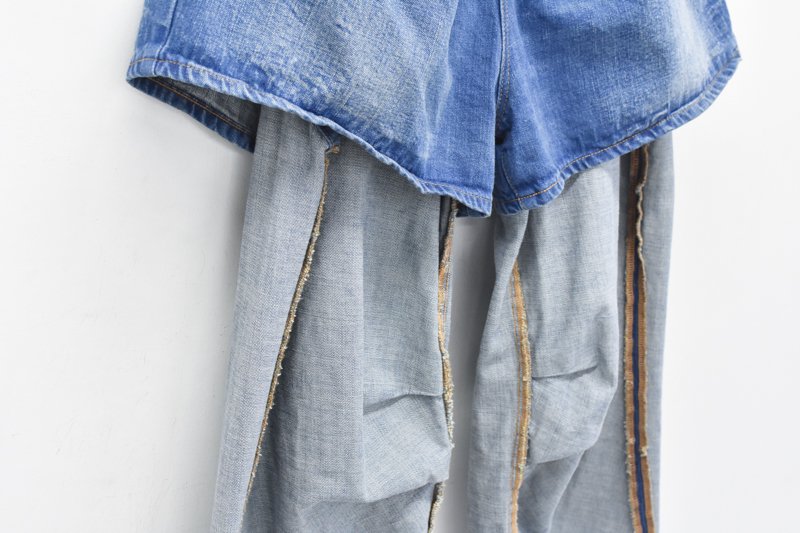 BASE MARK / Layered Denim - CRACKFLOOR WEBSHOP