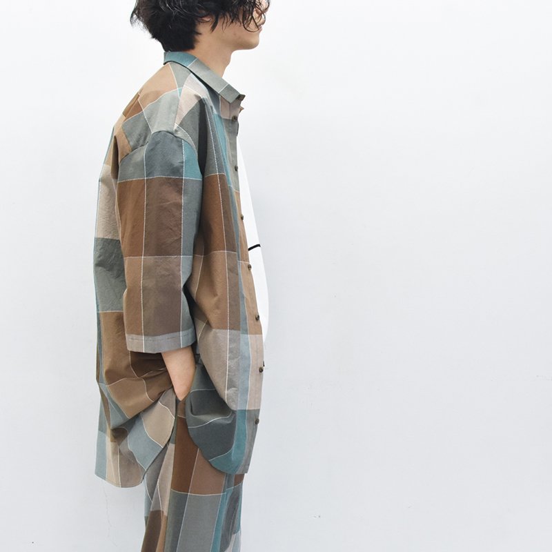 ohta / check wide shirt - CRACKFLOOR WEBSHOP