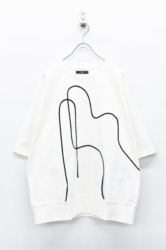 ohta / white dolman tee - CRACKFLOOR WEBSHOP