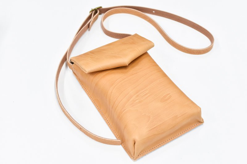 ohta / mokume nume slim letter bag - CRACKFLOOR WEBSHOP