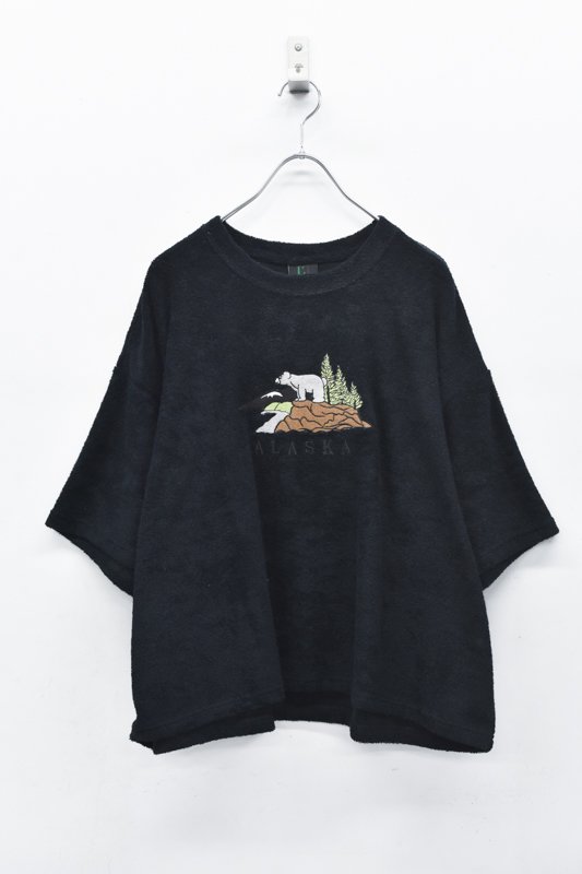 NON TOKYO / SOUVENIR PILE T-SHIRT(ALASKA) - BLACK - CRACKFLOOR WEBSHOP