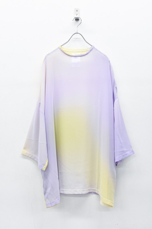 STOF / Fog dyed huge tee - PURPLE - CRACKFLOOR WEBSHOP