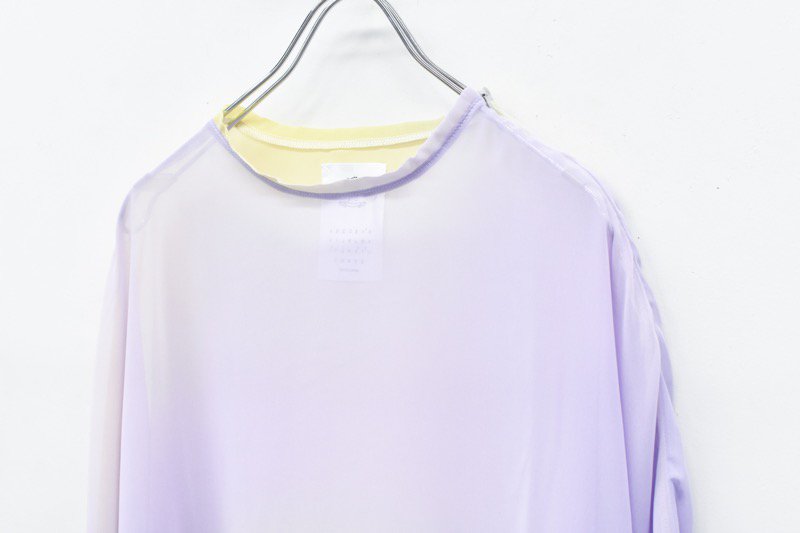 STOF / Fog dyed huge tee - PURPLE - CRACKFLOOR WEBSHOP