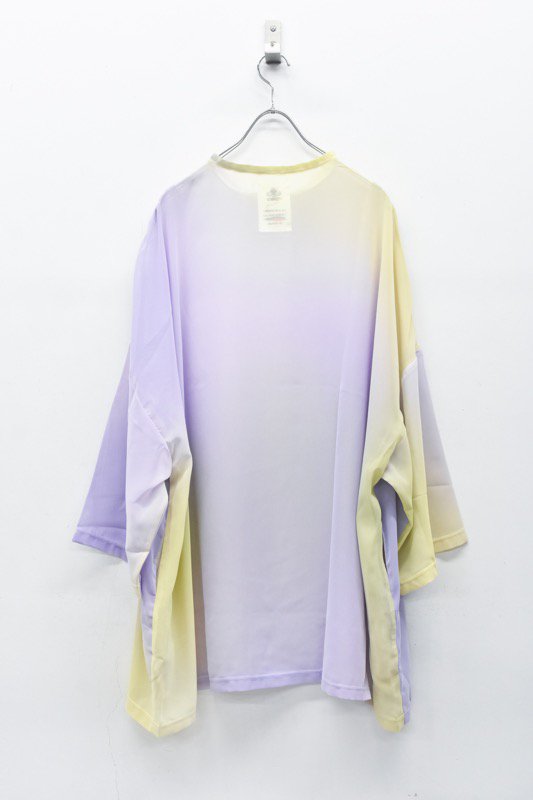 STOF / Fog dyed huge tee - PURPLE - CRACKFLOOR WEBSHOP