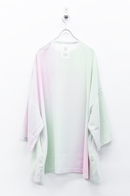 STOF / Fog dyed huge tee - GREEN - CRACKFLOOR WEBSHOP