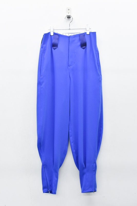 MEGMIURA / Drape Bontan Pants - BLUE


