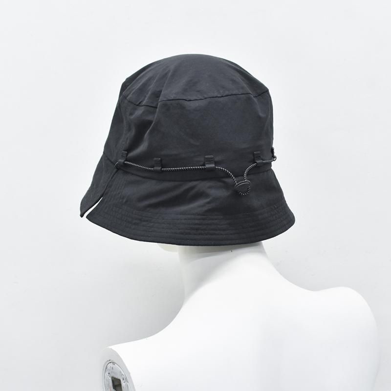 FOOF / Packable hat - BLACK - CRACKFLOOR WEBSHOP