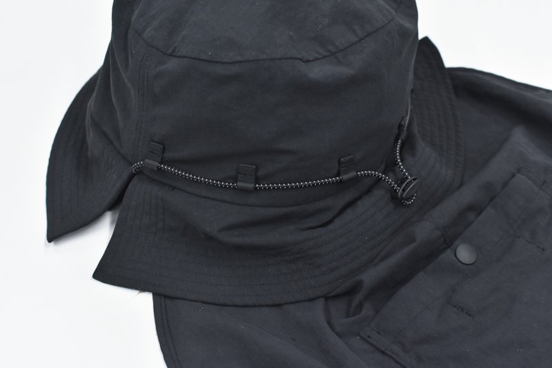 FOOF / Packable hat - BLACK - CRACKFLOOR WEBSHOP