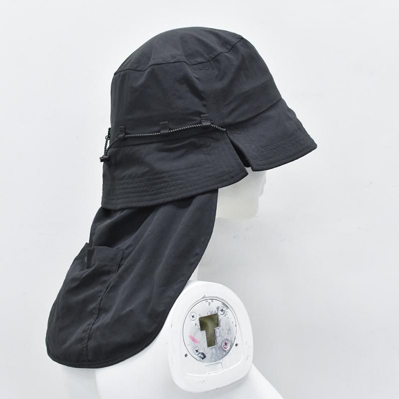 FOOF / Packable hat - BLACK - CRACKFLOOR WEBSHOP