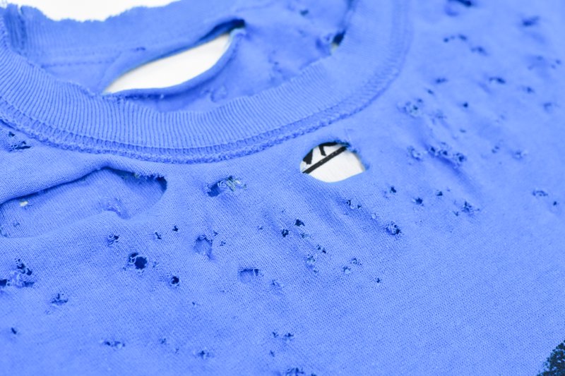 NKGW / TEPPEI FURUYAMA CRASH LONG SLEEVE T-SHIRT M - BLUE