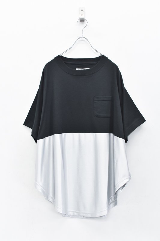 RIDDLEMMA / Circle 1/2 T shirt φ80 - BLACK*SILVER
