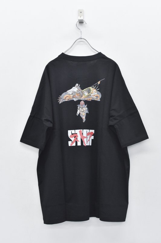 STOF / Back Pages Relax TEE - BLACK / A