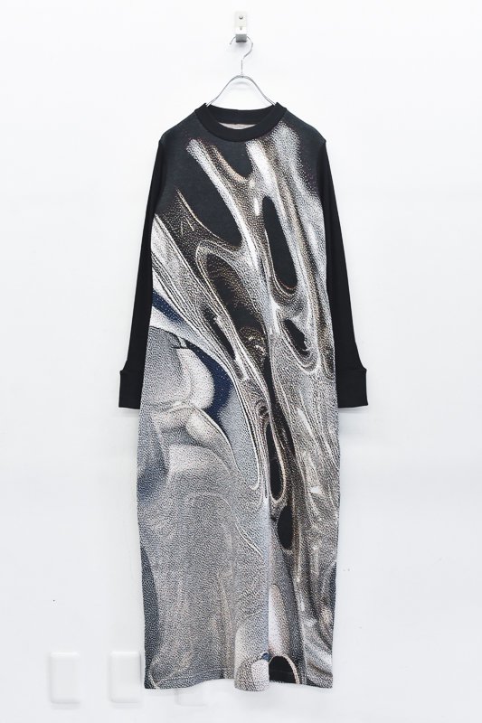 HATRA / Weld Knit Robe silver
