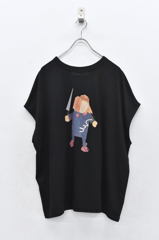BEDSIDEDRAMA / Unknown TEE - The Doll - BLACK
