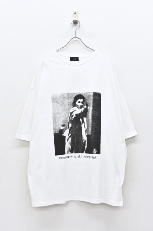 FUMEI / lovepeace S/S T-SHIRT - WHITE