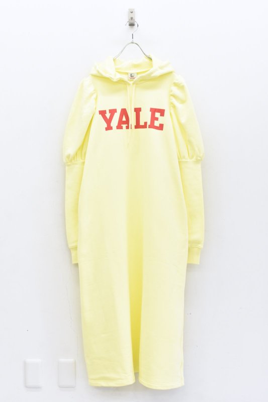 NON TOKYO / PUFF SLEEVE COLLEGE PARKA ONE-PIECE - YELLOW