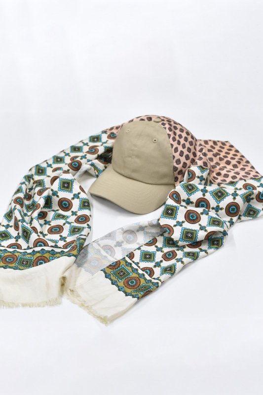 YEAH RIGHT!! / SCARF DROOPY CAP - BEIGE