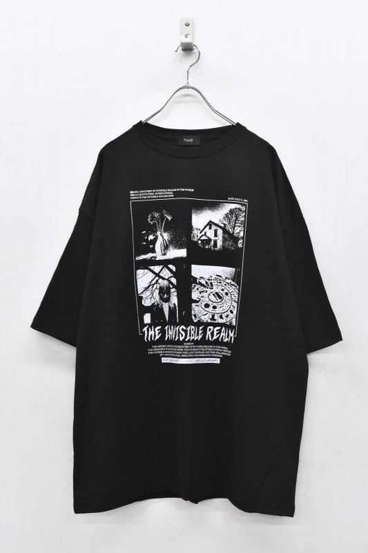 FUMEI / INVISIBLE REALM S/S T-SHIRT - BLACK