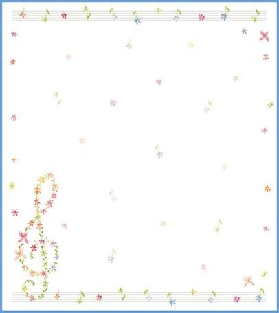 唐織「楽譜」　ト音記号のキラキラ飛び柄　薄墨ぼかし きれいめ単 裄70cm 唐織「楽譜」 ト音記号のキラキラ飛び柄 薄墨ぼかし きれいめ単 裄70cm