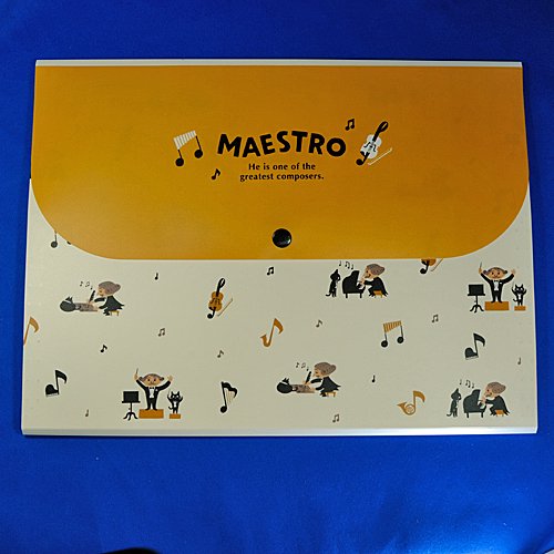 ５ポケットフォルダー A4 MAESTRO - 音楽雑貨・発表会記念品・ギフト