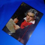A4ポートフォリオ ベートーベン「肖像画 」 ドキュメントファイル 楽譜ケース 