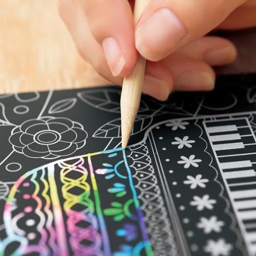 Piano line スクラッチアート（5枚組） - 音楽雑貨・発表会記念品