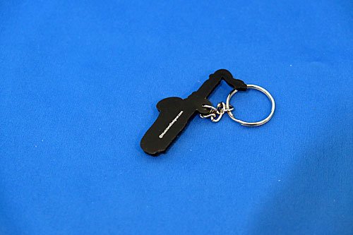 テナーサックス キーホルダー（ＰＶＣ） - 音楽雑貨・発表会記念品