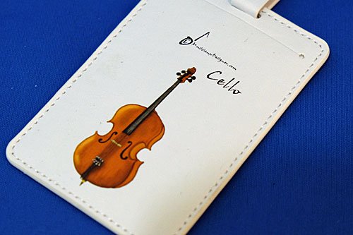 カードホルダー チェロ - 音楽雑貨・発表会記念品・ギフト 美術工芸なかの