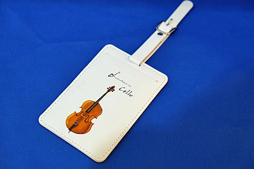 カードホルダー チェロ - 音楽雑貨・発表会記念品・ギフト 美術工芸なかの