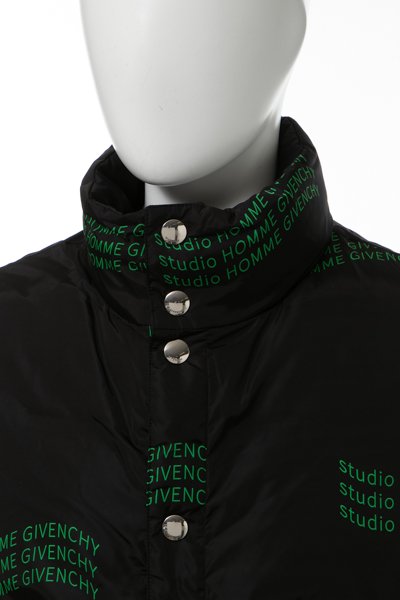 GIVENCHY GOLF】ジバンシーゴルフ(M)日本製 総柄 ダウン ベスト-