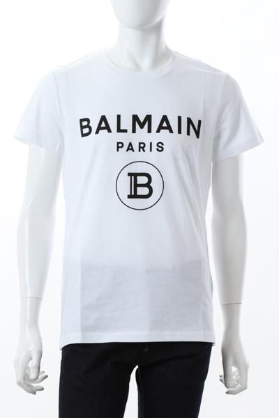 BALMAIN バルマン Tシャツ 半袖 コットン Balmain Paris ロゴプリント