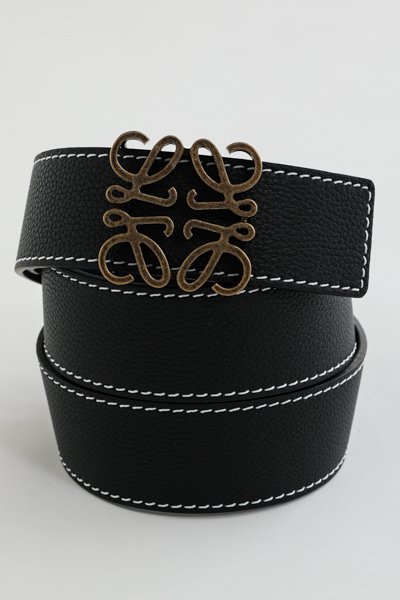 限定セール！】 ロエベ LOEWE Belt 旧ロゴ ヴィンテージ スエード