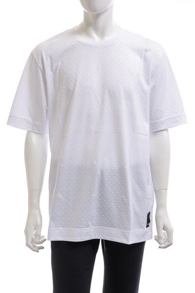 FENDI フェンディ ホワイトジャージーTシャツ ＆G(アンジー)オンライン