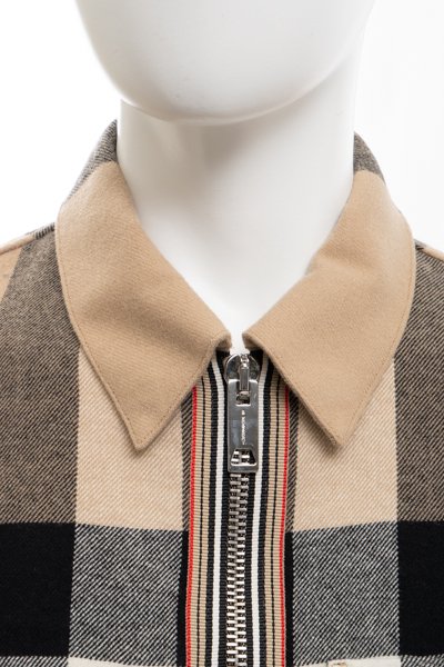 BURBERRY バーバリー エグザジェレイティッドチェック ウールコットン