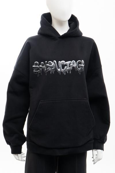 22AW BALENCIAGA バレンシアガ キャンペーンペンキロゴ パーカー233530750