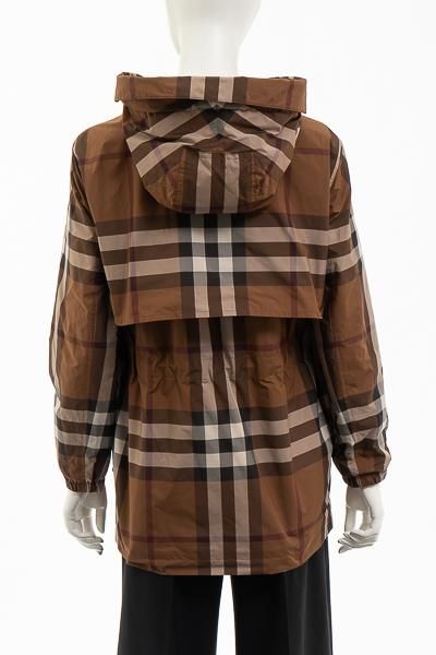 BURBERRY バーバリー チェック ライトウェイト ショートパーカー-&G