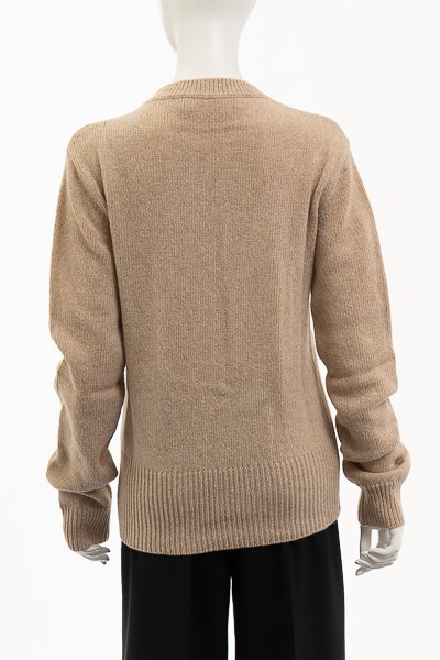 MARNI マルニ シェットランド ウール ロゴ クルーネックセーター-&G 