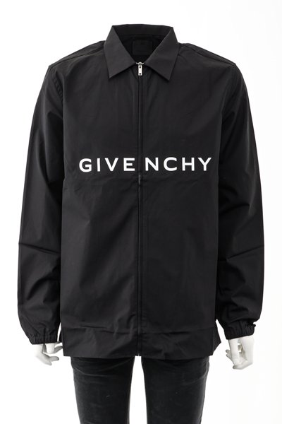 ジバンシィ GIVENCHY Paris ブランドロゴ ジップ付きシャツ &G